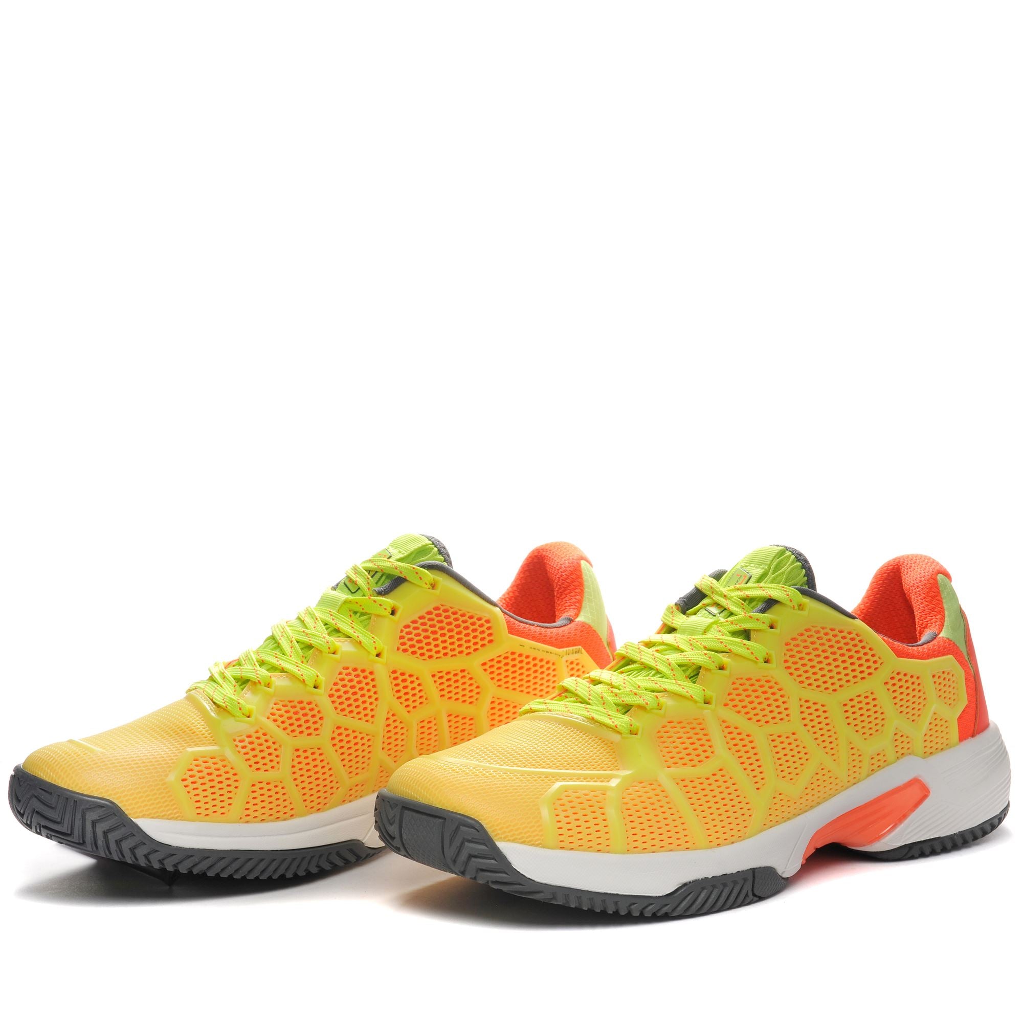 KAGE - Sport Shoes - Low Cut - Unisex - NEON GREEN-NEON CORAL
