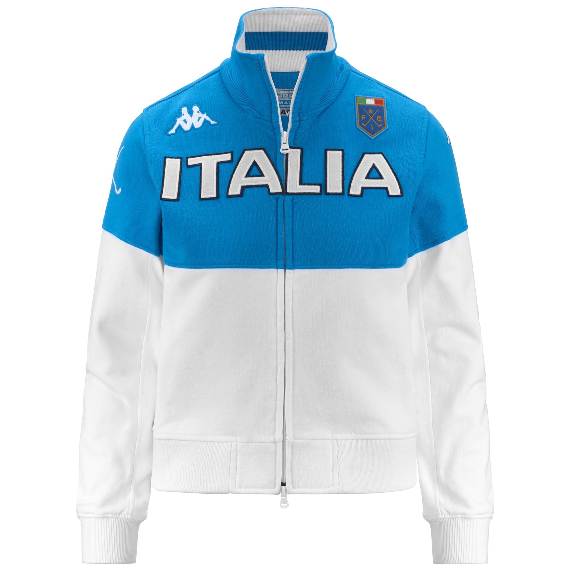 EROI JKT LADY ITALIA FIG - Fleece - Jacket - Woman - AZURE-WHITE