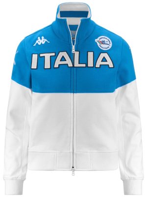 EROI  JKT LADY ITALIA FICK - Fleece - Jacket - Woman - AZURE-WHITE