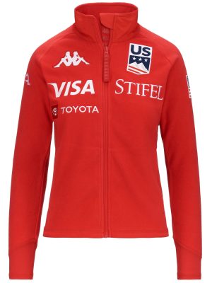 6CENTO 688 US - Fleece - Jacket - Woman - RED RACING