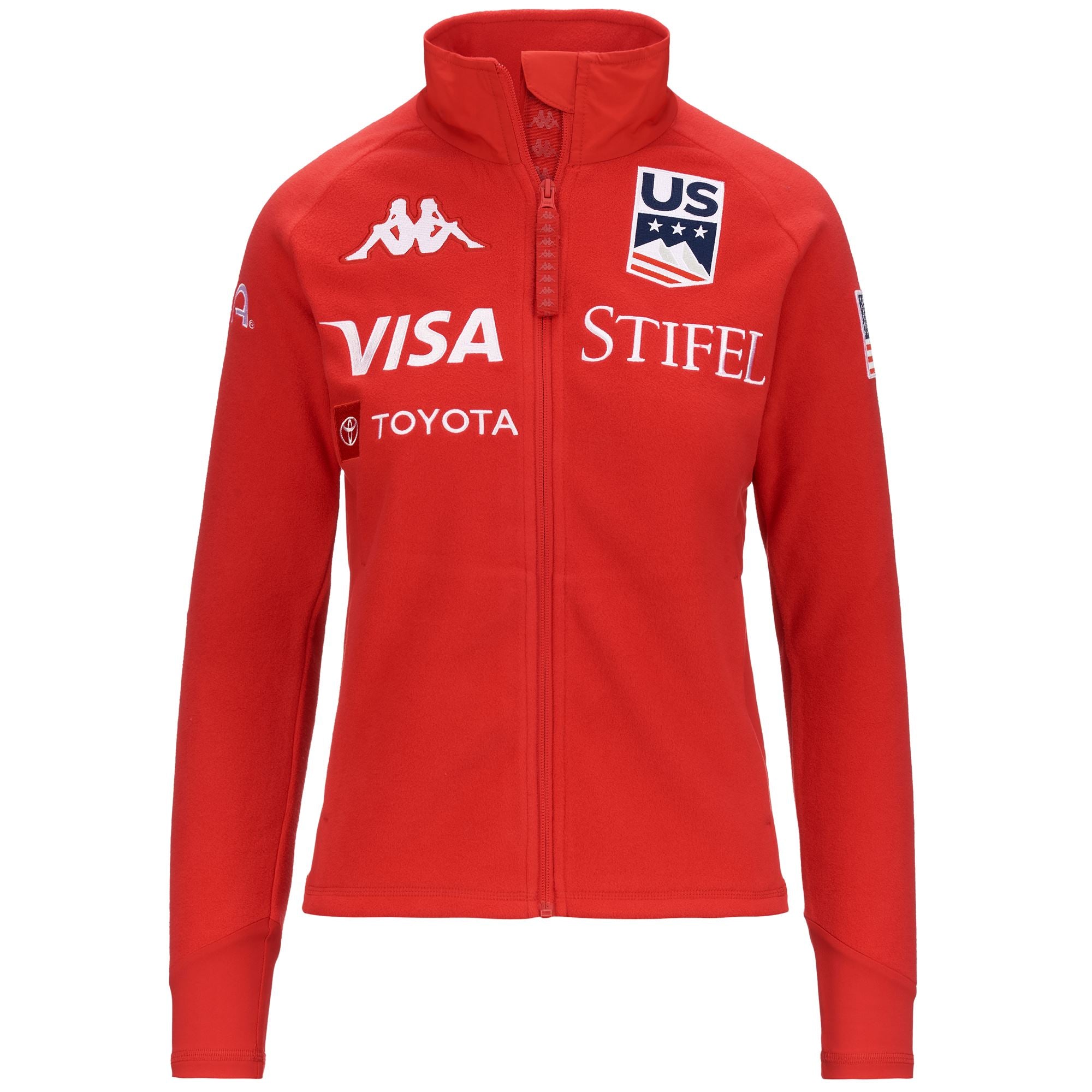 6CENTO 688 US - Fleece - Jacket - Woman - RED RACING