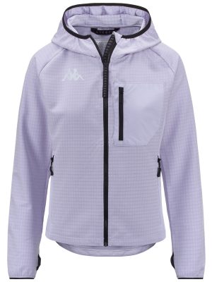 3CENTO  319 - Fleece - Jacket - Woman - VIOLET LT-BLACK