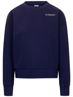 LOGO REWINDA OR - Fleece - Jumper - Woman - BLUE MARITIME