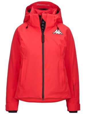 810 - Jackets - Mid - Woman - Red Hibiscus-Black