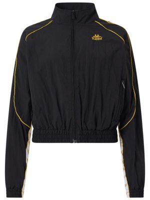 222 BANDA NOLAN - Fleece - Jumper - Woman - BLACK-YELLOW GOLD RICH-WHITE