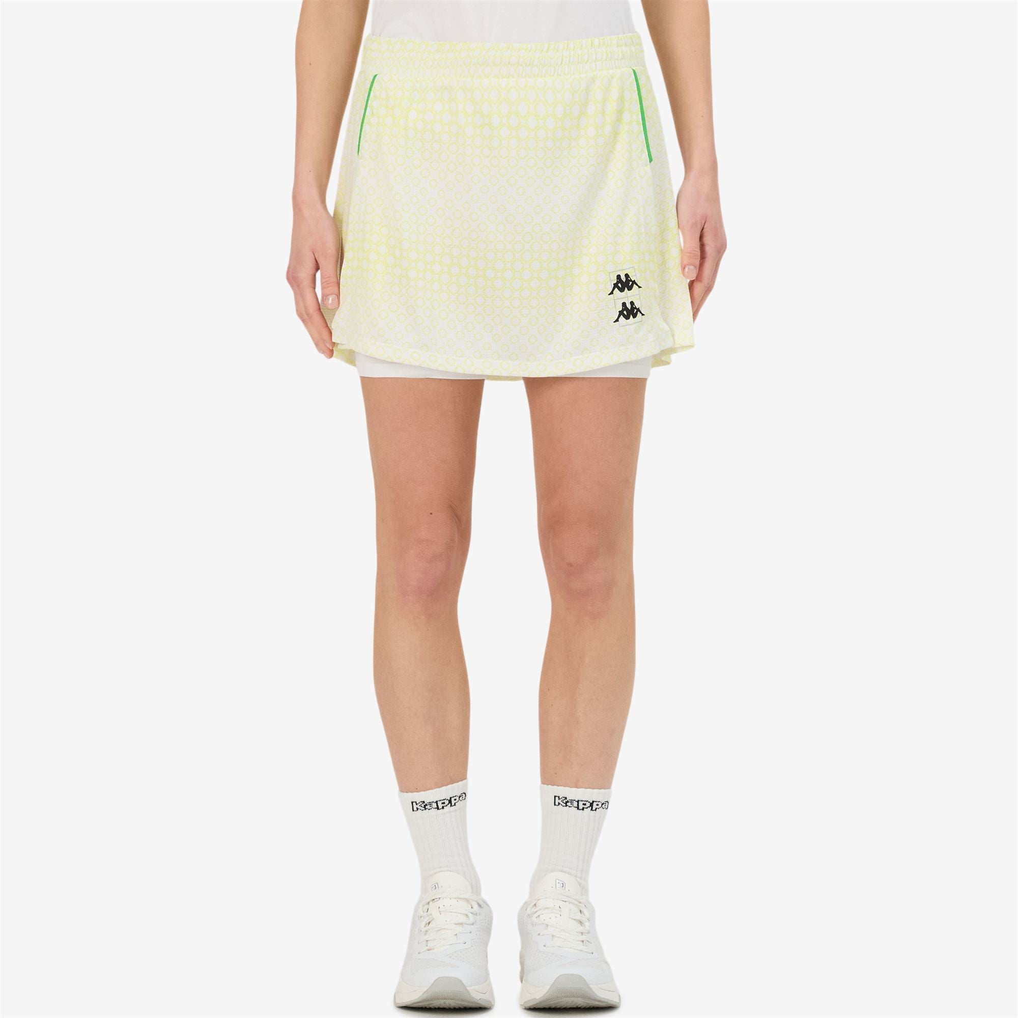 KOMBAT PADEL FAVA 2 - Skirts - Short - Woman - WHITE-WHITE BRILLIANT-YELLOW LT SULPHUR-GREEN FLUO - Image 4