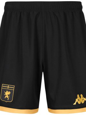 KOMBAT RYDER GENOA - Shorts - Sport  Shorts - Man - BLACK-YELLOW GOLD RICH
