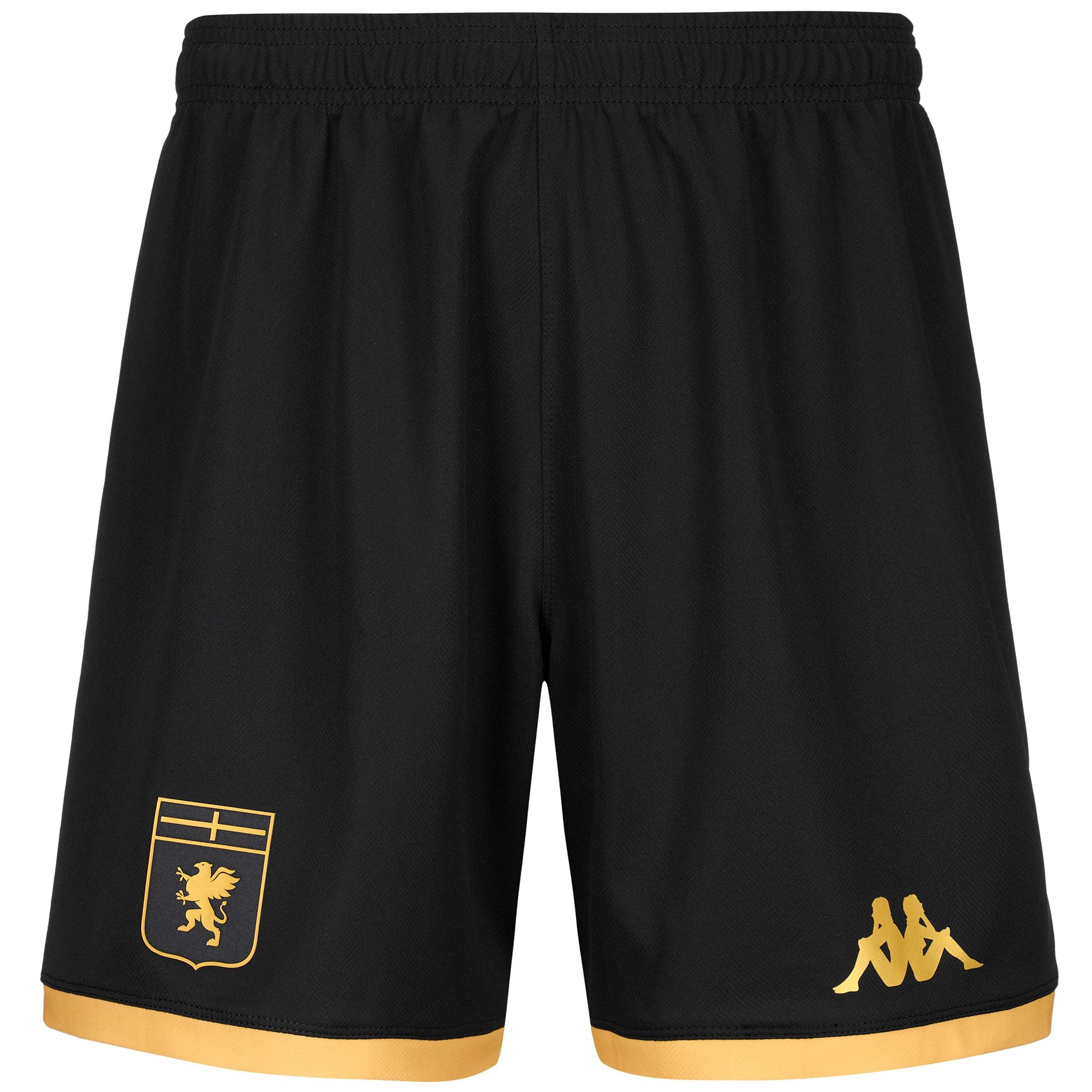 KOMBAT RYDER GENOA - Shorts - Sport Shorts - Man - BLACK-YELLOW GOLD RICH