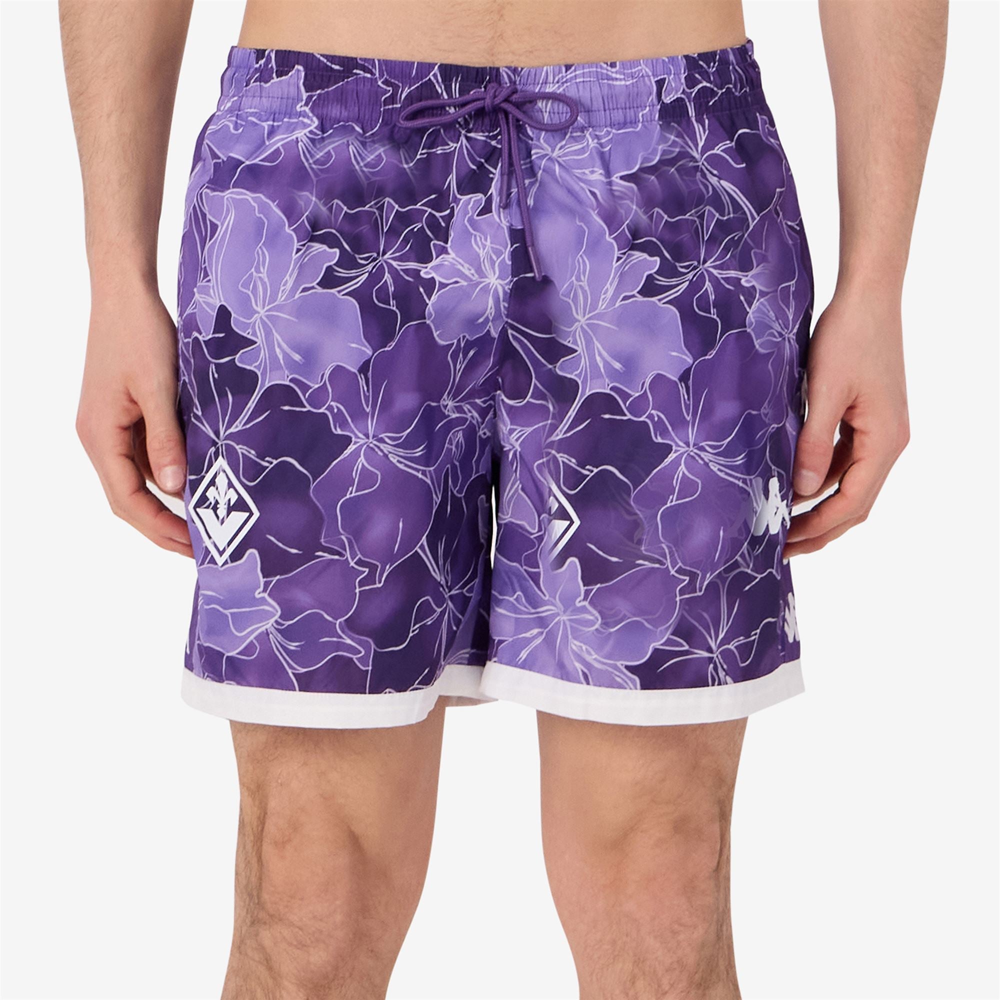 SUPPORTER COTEY FIORENTINA - Bathing Suits - Swimming Trunks - Man - VIOLET INDIGO-WHITE - Image 4