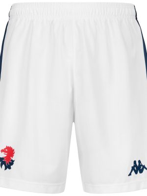 KOMBAT RYDER GENOA - Shorts - Sport  Shorts - Man - WHITE-RED-BLUE DK