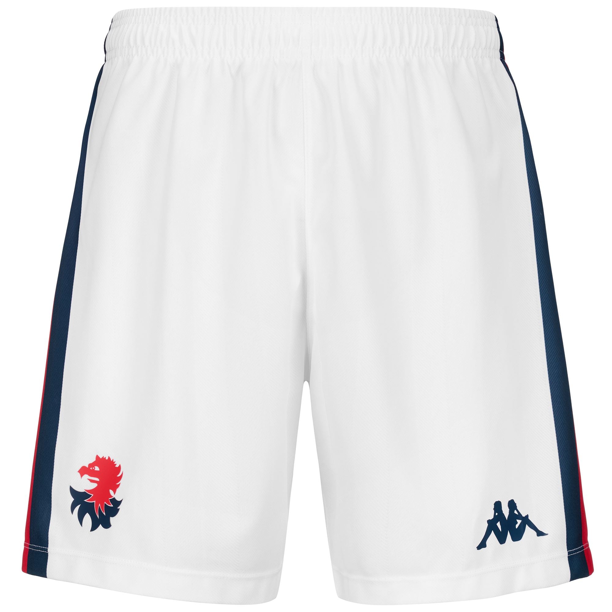 KOMBAT RYDER GENOA - Shorts - Sport Shorts - Man - WHITE-RED-BLUE DK