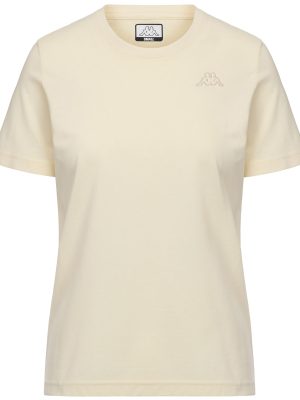 LOGO SYLVIE - T-ShirtsTop - T-Shirt - Woman - WHITE ASPARAGUS