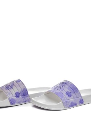 LOGO SARTWOW 2 - Flip-Flops - Stripe - Woman - WHITE-VIOLET LT