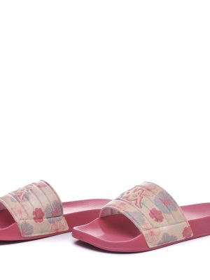 LOGO SARTWOW 2 - Flip-Flops - Stripe - Woman - PINK PEACH-BEIGE SHIFT