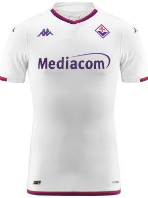 KOMBAT PRO 2024 EURO FIORENTINA - Active Jerseys - Shirt - Man - WHITE-VIOLET INDIGO-RED BLAZE