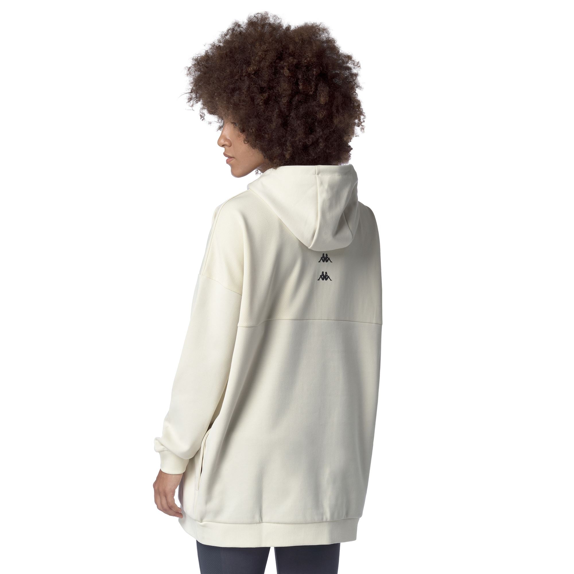 GAZZEL - Fleece - Hoodie - Woman - WHITE ASPARAGUS - Image 6