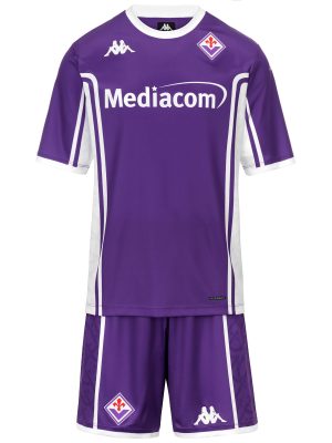 KOMBAT KIT 2026 HOME FIORENTINA - SETS - Shorts / T-Shirt - Boy - VIOLET TILLANDSIA-WHITE