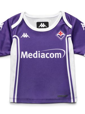 KOMBAT BABY KIT 2026 HOME FIORENTINA - SETS - Shorts / T-Shirt - Kid unisex - VIOLET TILLANDSIA-WHITE