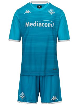 KOMBAT KIT 2026 THIRD FIORENTINA - SETS - Shorts / T-Shirt - Boy - TURQUOISE CRYSTAL-GREY SILVER