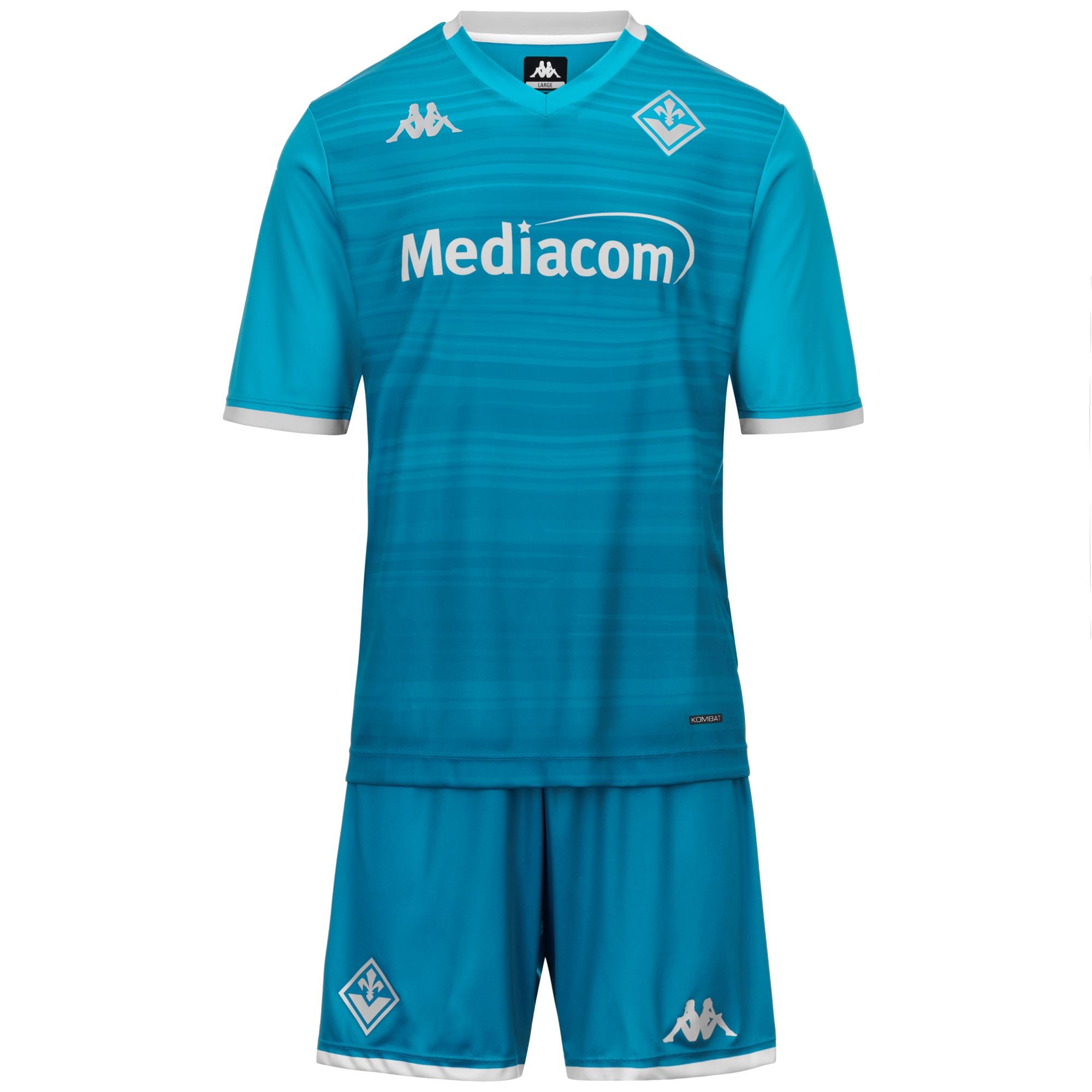 KOMBAT KIT 2026 THIRD FIORENTINA - SETS - Shorts / T-Shirt - Boy - TURQUOISE CRYSTAL-GREY SILVER