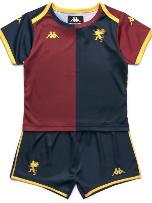 KOMBAT BABY KIT 2026 HOME GENOA - SETS - Shorts / T-Shirt - Kid unisex - RED DK-BLUE DK-YELLOW