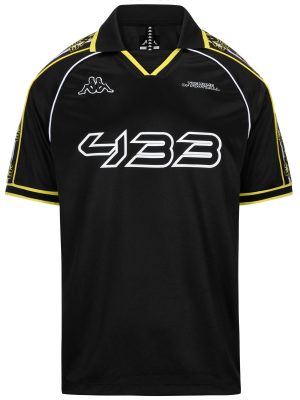 222 BANDA ROMBAT 433 - Active Jerseys - Shirt - Man - BLACK-WHITE-YELLOW BLAZING