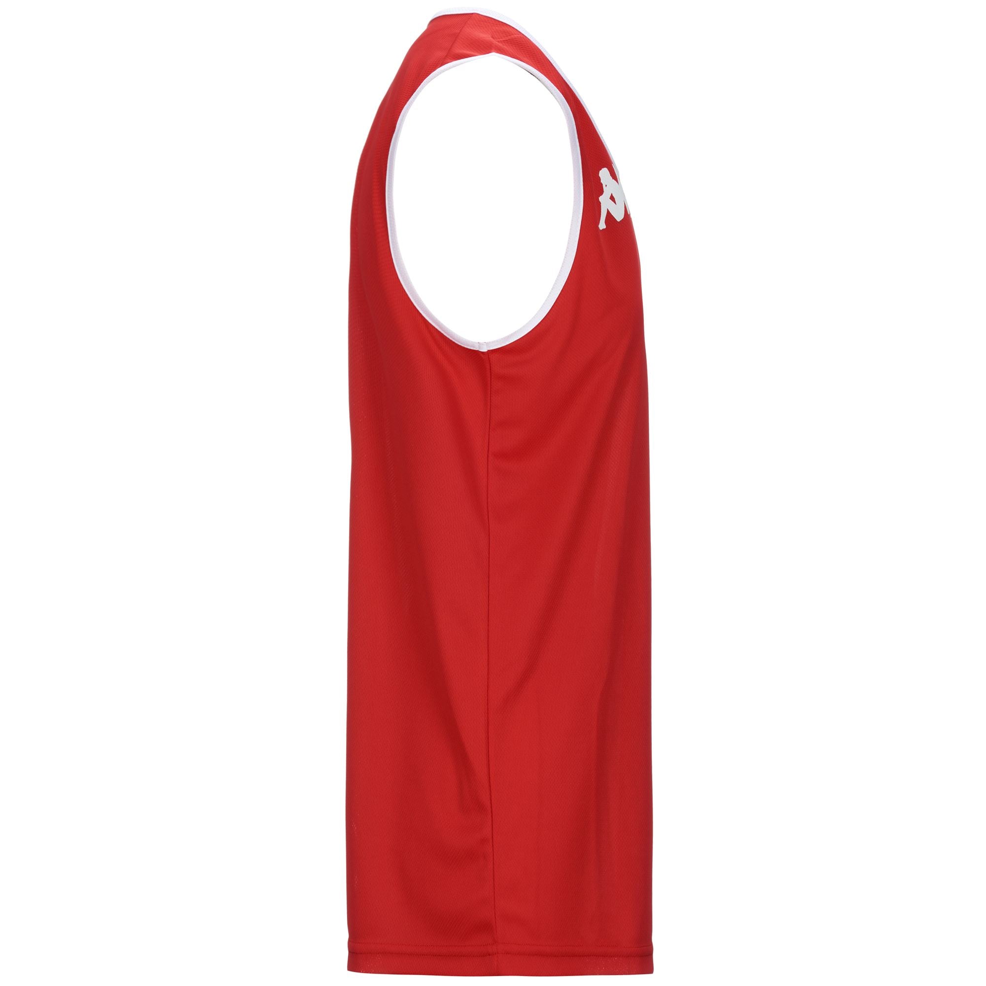 KAPPA4BASKET DANCO - Active Jerseys - Tank - Man - RED-WHITE - Image 2