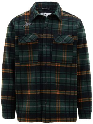 HYSTIM - SHIRTS - CLASSIC - Man - GRAPHIC-GREEN-BLACK PURE-ORANGE