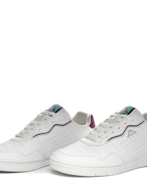 LOGO REENA - Sneakers - Low Cut - Unisex - WHITE-FUCHSIA DK