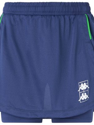 KOMBAT  PADEL FEVASI - Skirts - Short - Woman - BLUE TWILIGHT-GREEN FLUO