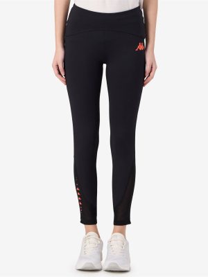 KOMBAT FELA - Pants - Sport Trousers - Woman - BLACK-NEON CORAL
