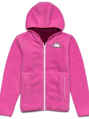 8CENTO                   835 KID - Fleece - Jacket - Kid unisex - FUCHSIA LT-RED PLUM