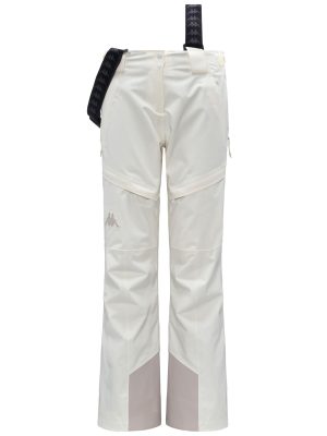 665C - Pants - Sport Trousers - Woman - White Coconut-Beige Stone