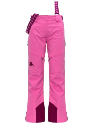 665C - Pants - Sport Trousers - Woman - Fuchsia Lt-Red Plum