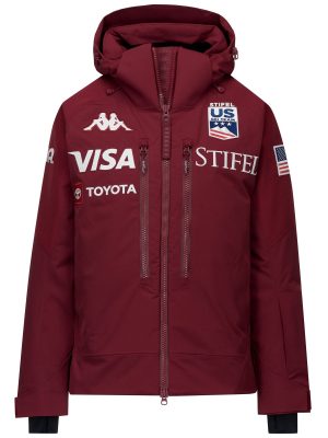 604C US - Jackets - Mid - Woman - Red Pomegranate