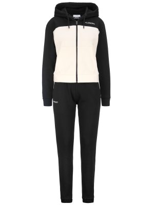 LOGO  FESA - Sport Suits - TRACKSUIT - Woman - BLACK-WHITE WHISPER