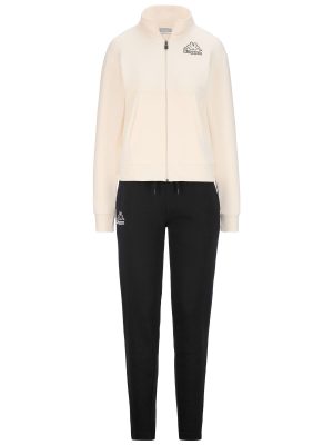 LOGO  FAMALI - Sport Suits - TRACKSUIT - Woman - BLACK-WHITE WHISPER