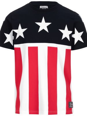 SUPPORTER AYBA2 P US - T-ShirtsTop - T-Shirt - Unisex - BLUE DK NAVY-WHITE-RED