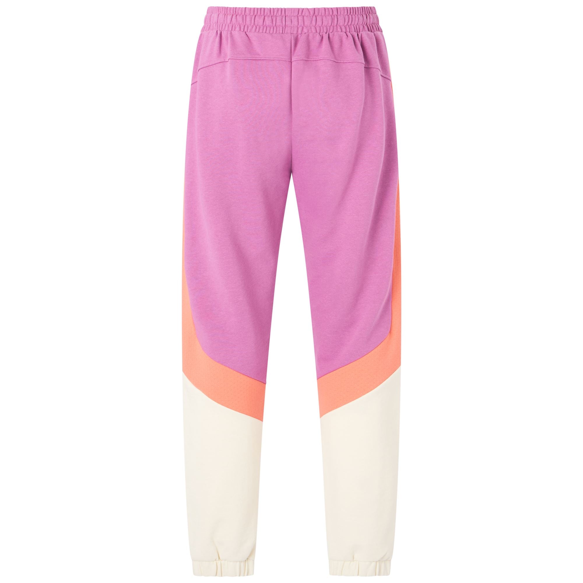 LOGO GRALA - Pants - Sport Trousers - Woman - VIOLET BODACIOUS-WHITE WHISPER-ORANGE CORAL - Image 3