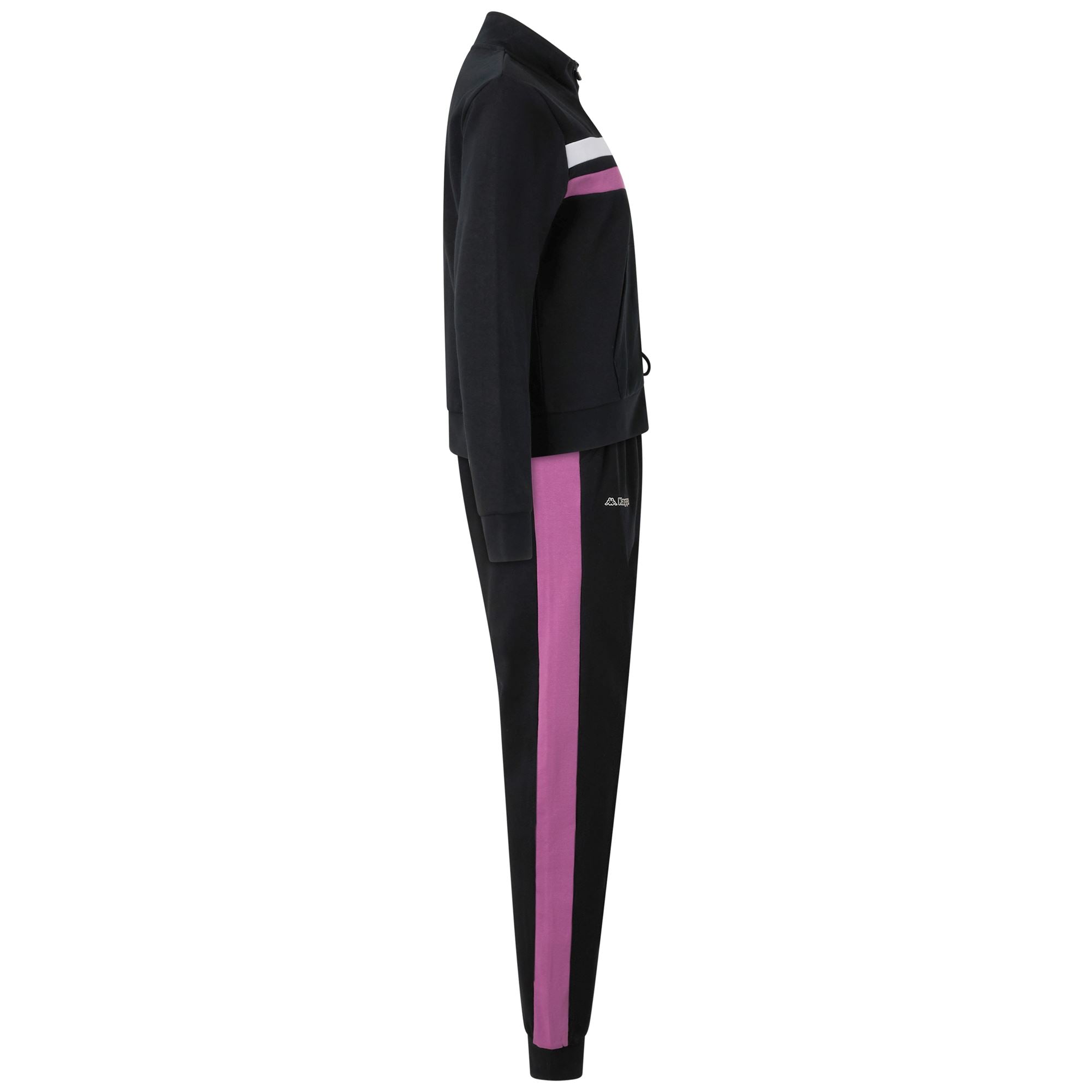 LOGO GUSTANO - Sport Suits - TRACKSUIT - Woman - BLACK-VIOLET BODACIOUS-WHITE - Image 2