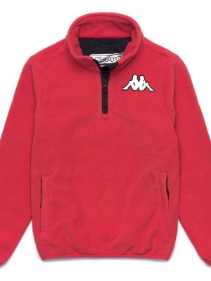 8CENTO 867 KID - Fleece - Jumper - Kid unisex - RED HIBISCUS