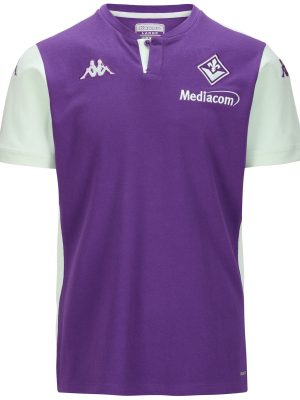 AYBAT 8 FIORENTINA - T-ShirtsTop - T-Shirt - Man - VIOLET INDIGO-GREEN WATER