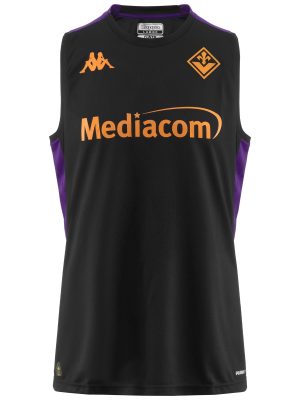 ABRIZ PRO 8 FIORENTINA - Active Jerseys - Tank - Man - BLACK-VIOLET INDIGO