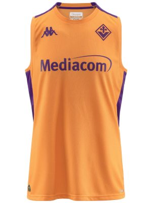 ABRIZ PRO 8 FIORENTINA - Active Jerseys - Tank - Man - ORANGE MARIGOLD-VIOLET INDIGO