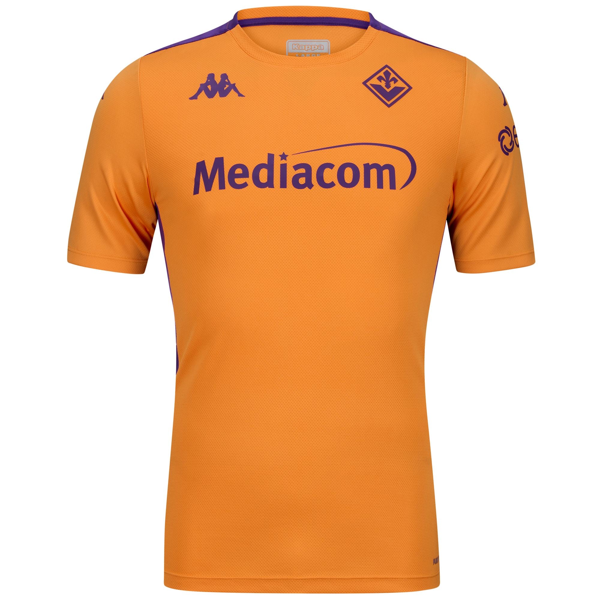 ABOU PRO 8 FIORENTINA - Active Jerseys - Shirt - Man - ORANGE MARIGOLD-VIOLET INDIGO SPONSOR