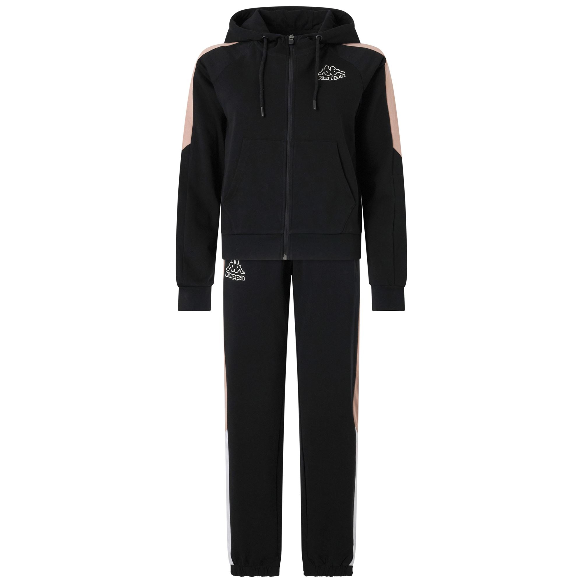 LOGO GIMECCO - Sport Suits - TRACKSUIT - Woman - BLACK-PINK MISTY-WHITE