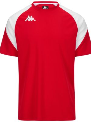 KAPPA4FOOTBALL LORETO - Active Jerseys - Shirt - Man - RED-WHITE