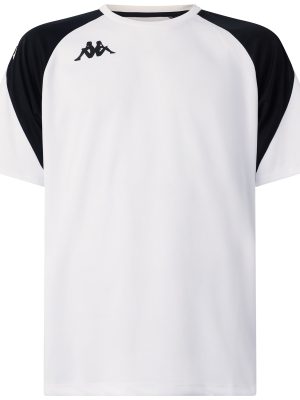 KAPPA4FOOTBALL LORETO - Active Jerseys - Shirt - Man - WHITE-BLACK