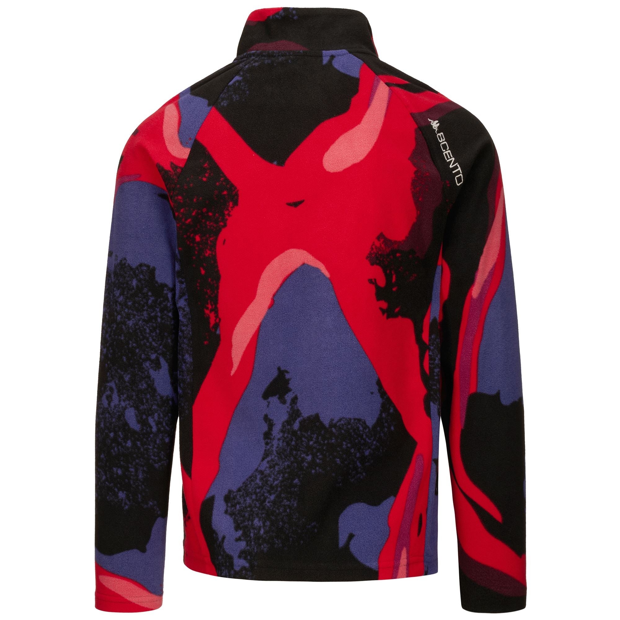 8CENTO 818FZG - Fleece - Jacket - Unisex - RED HIBISCUS-BLUE SPECTRUM-BLACK - Image 3