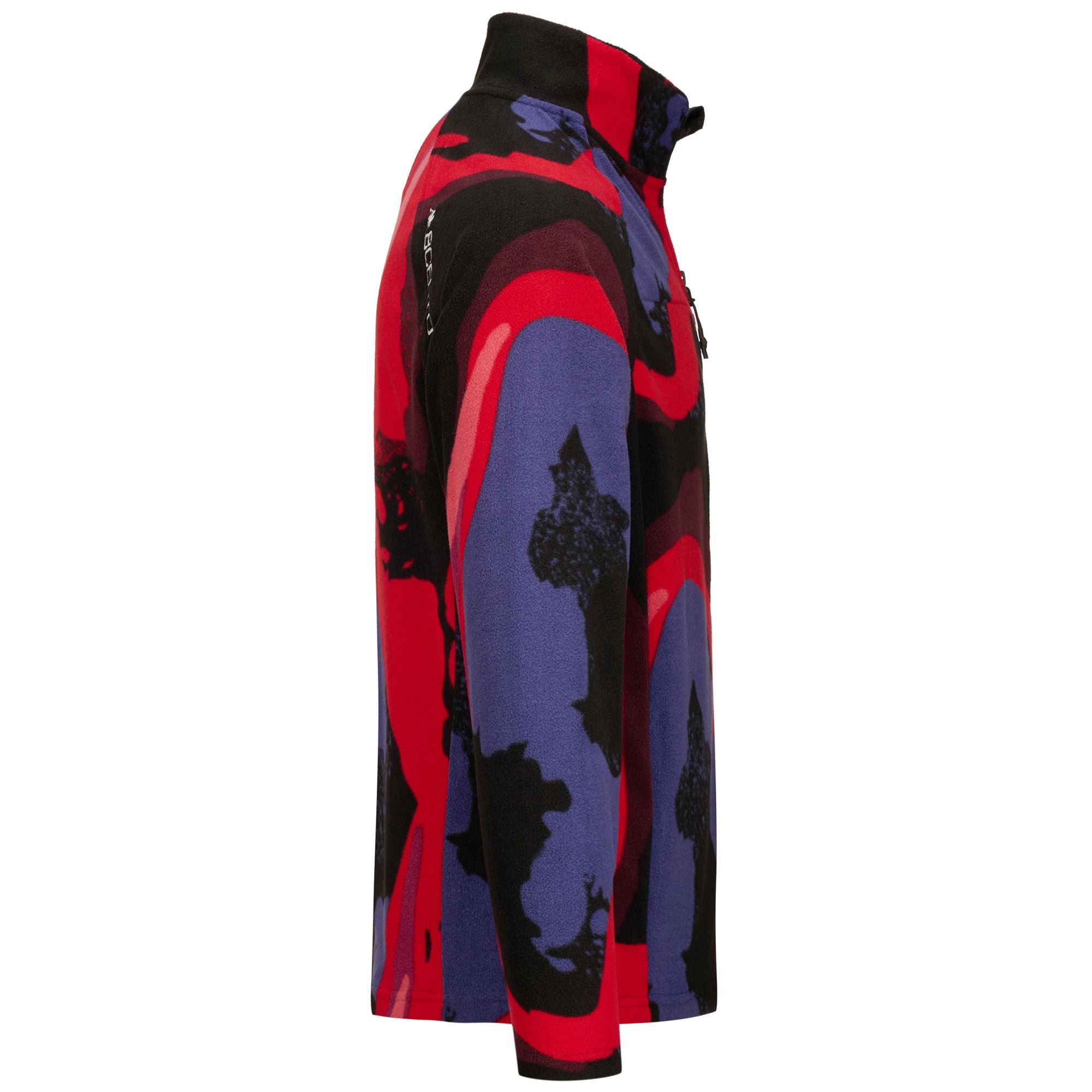 8CENTO 818FZG - Fleece - Jacket - Unisex - RED HIBISCUS-BLUE SPECTRUM-BLACK - Image 2